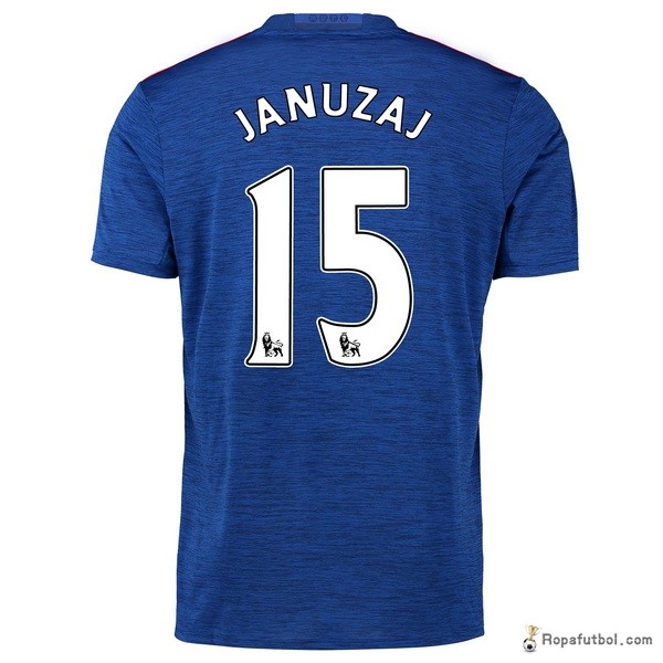 Camiseta Manchester United Replica Segunda Ropa Januzaj 2016/17 Azul